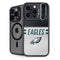 NFL Philadelphia Eagles White Striped iPhone 15 Pro Kickstand Case